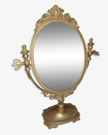 Old Standing Mirror Swivelling 28x39cm   Src Https - Miroir Pivotant Ancien, HD Png Download, Transparent PNG